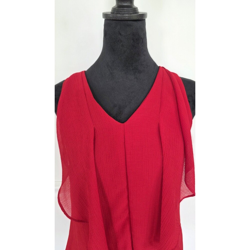 A.Byer Women's Red Top Open Back  Size S